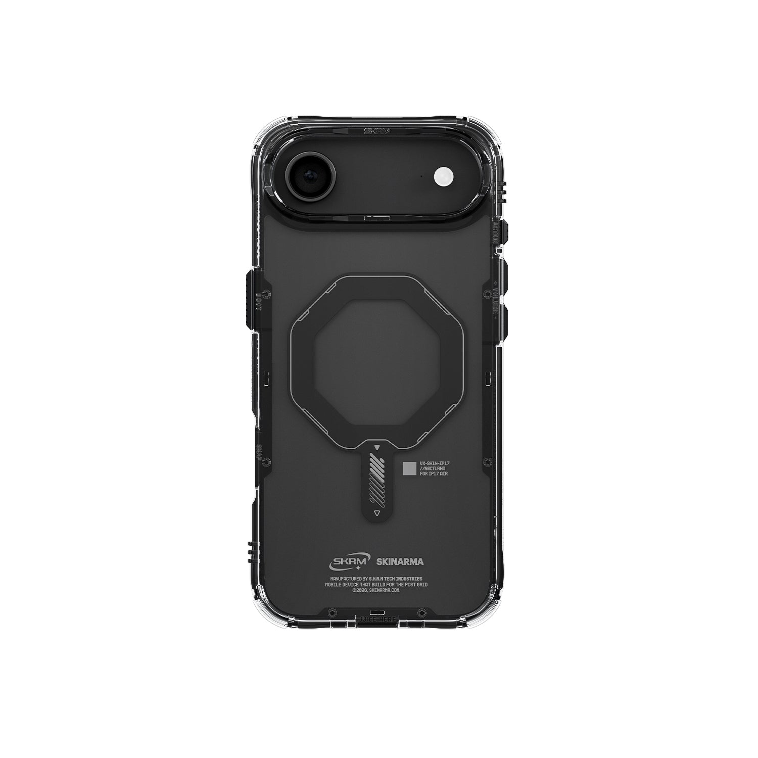 SkinArma Saido MagSafe Case for iPhone Air | Black SkinArma Saido MagSafe Case for iPhone Air | Black